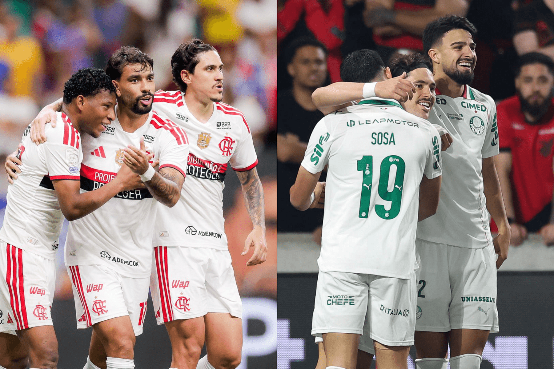 Série A 31ª rodada: Palmeiras e Flamengo vencem fora de casa e mantêm briga acirrada pelo título; Corinthians, Inter e Grêmio com a corda no pescoço